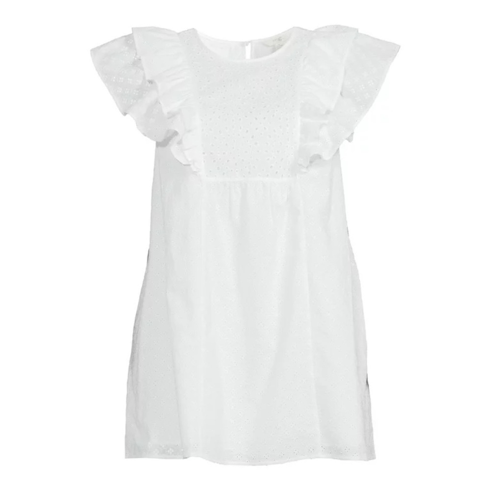 Terra  & Sky Cottagecore Woven Eyelet Dress NWT 1X - Picture 5 of 5